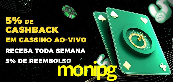 Promoções do cassino ao Vivo monipg